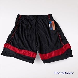 Ultra Performance Red & black Men’s Jersey shorts size Medium